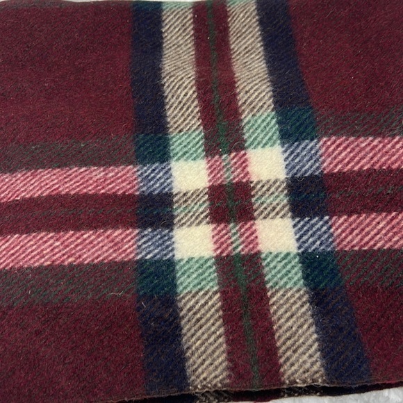 VINTAGE PACIFIC MILLS CAR ROBE ALL WOOL BLANK 62" x 54" AMERICAN WOOLEN CO. INC - Picture 3 of 7
